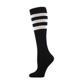 Socksmith Socksmith - High Roller Stripe - Black/White - Active Knee High - Women's