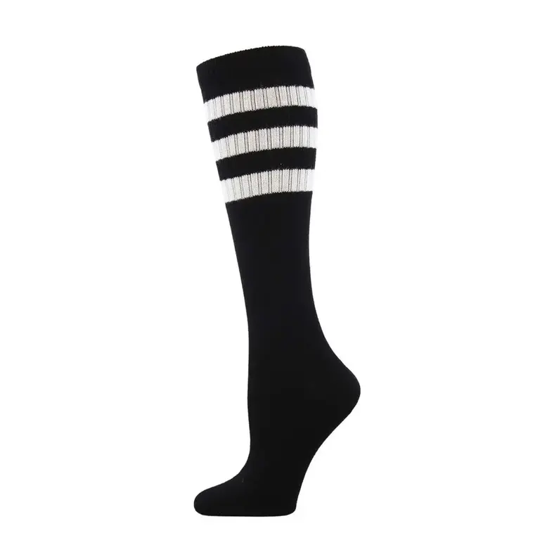Socksmith Socksmith - High Roller Stripe - Black/White - Knee High - Women's
