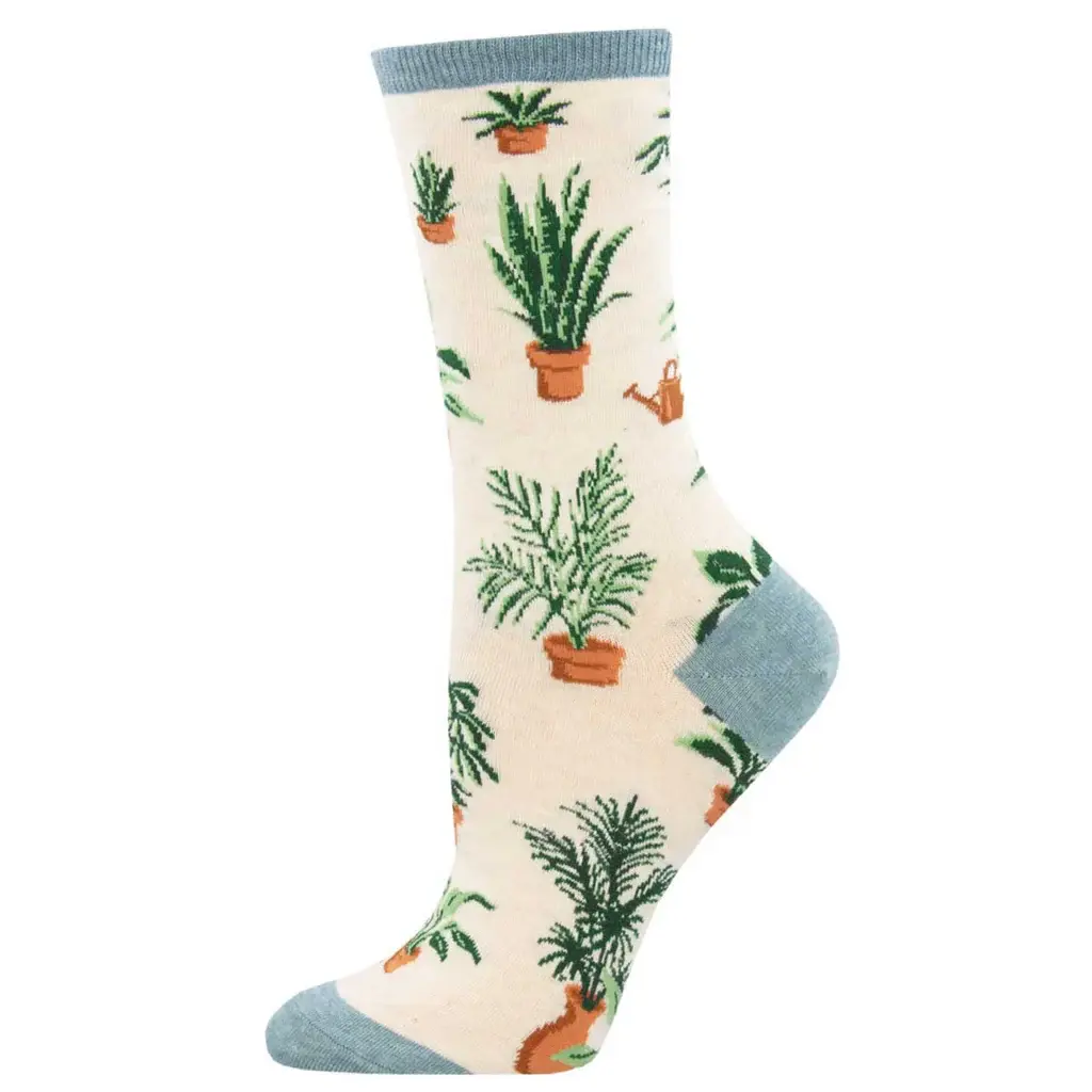 Socksmith - Home Grown - Ivory Heather - Crew - Women's