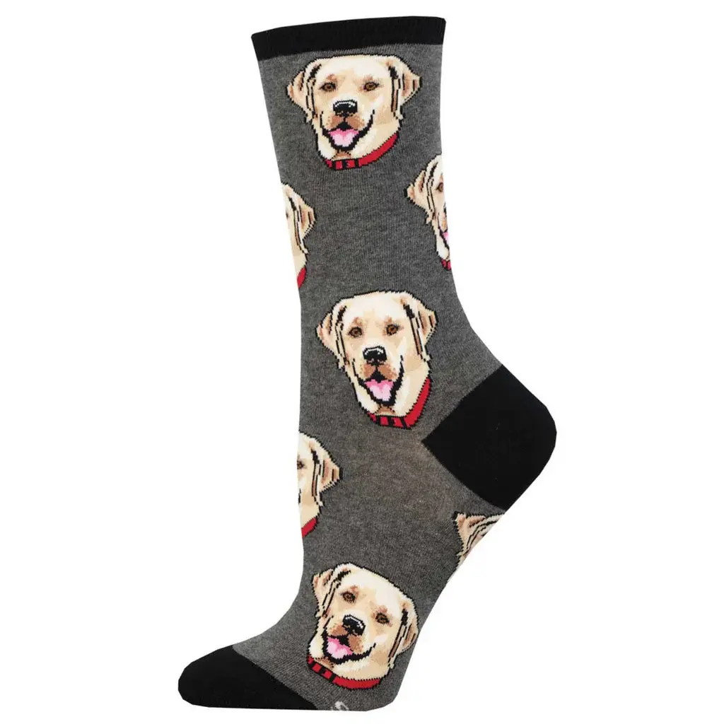 Socksmith - Labrador - Charcoal Heather - Crew - Women's