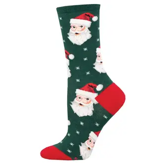 Socksmith Socksmith - Santa - White - Crew - Women's
