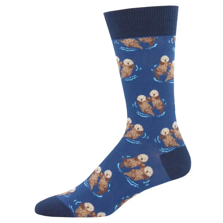 Socksmith Socksmith - Significant Otter - Blue - Crew - Men's