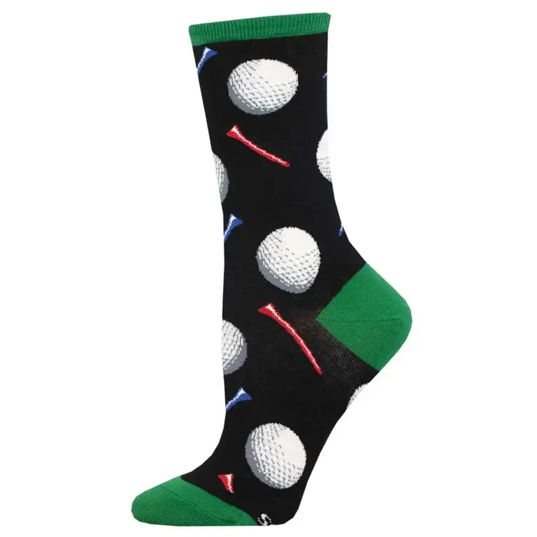 Socksmith Socksmith - Tee It Up - Black - Women's