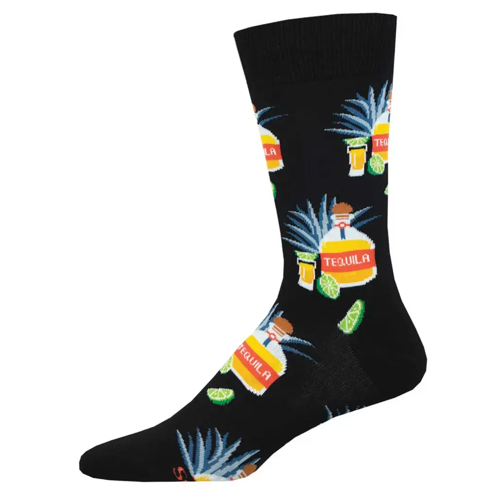 Socksmith - Tequila and Lime - Black - Crew - Men's