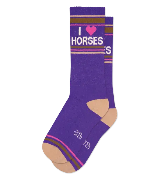 Gumball Poodle - I Heart Horses - Crew - Unisex