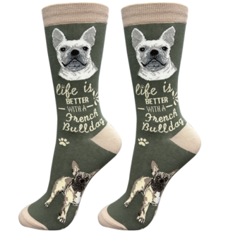 Life is Better LIFE IS BETTER - French Bulldog - Crew - OSFM