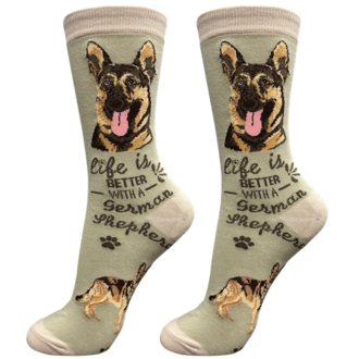 Life is Better LIFE IS BETTER - German Shephard - Crew - OSFM