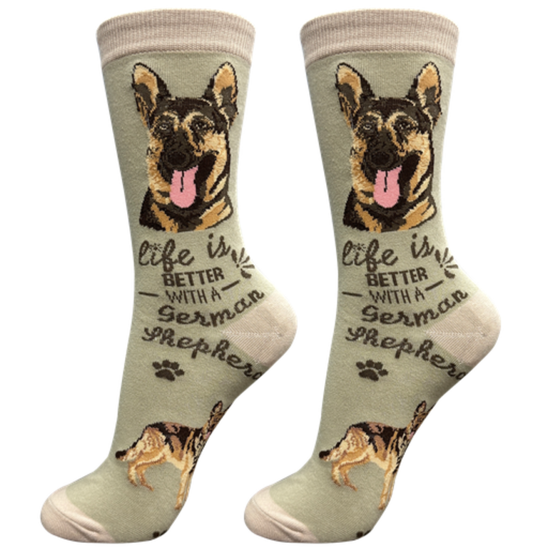 Life is Better LIFE IS BETTER - German Shephard - Crew - OSFM