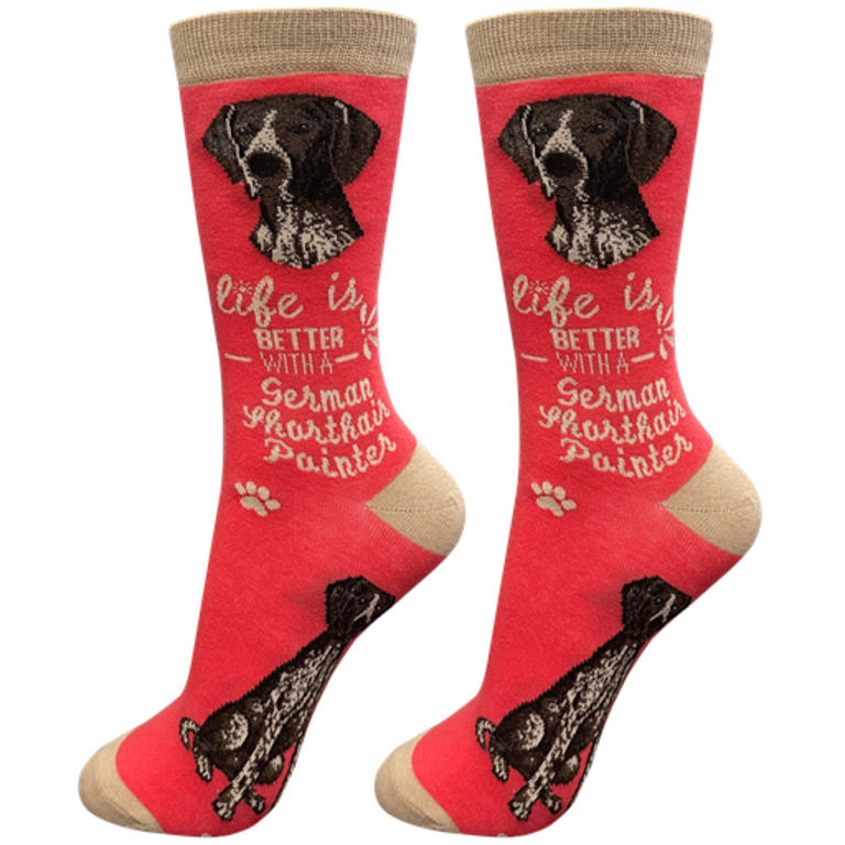 Life is Better LIFE IS BETTER - German Shorthaired Pointer - Crew - OSFM