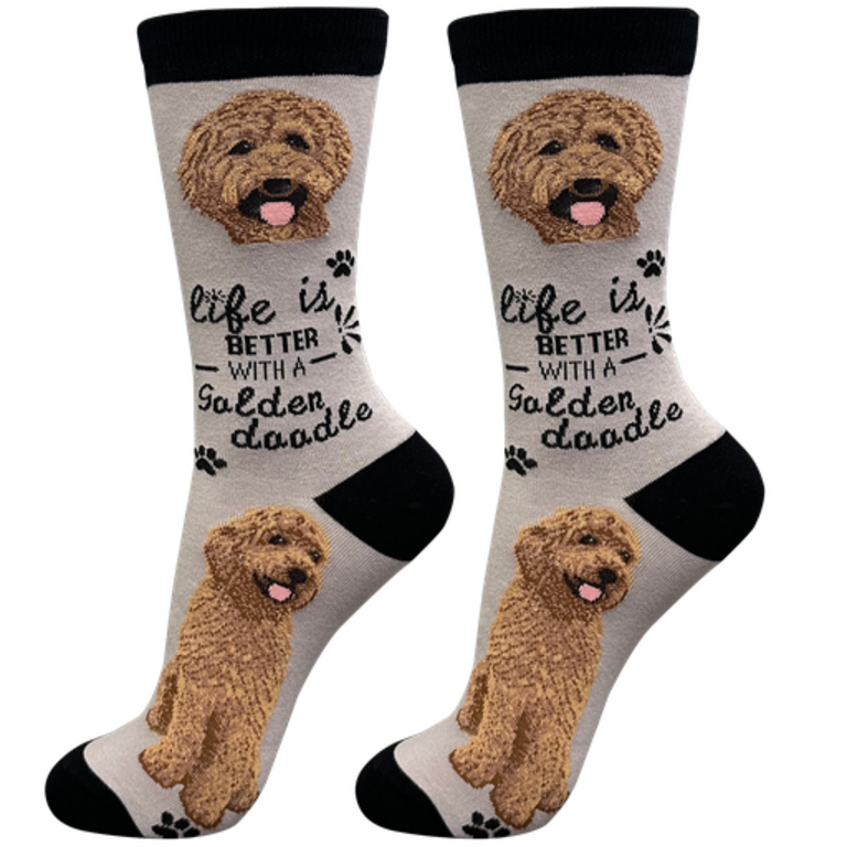 Life is Better LIFE IS BETTER - Red Goldendoodle - Crew - OSFM