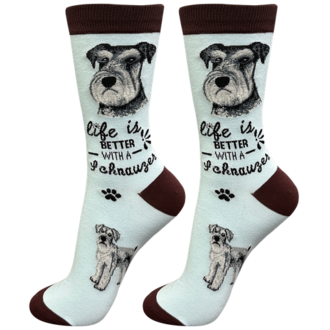 Life is Better LIFE IS BETTER - Schnauzer - Crew - OSFM