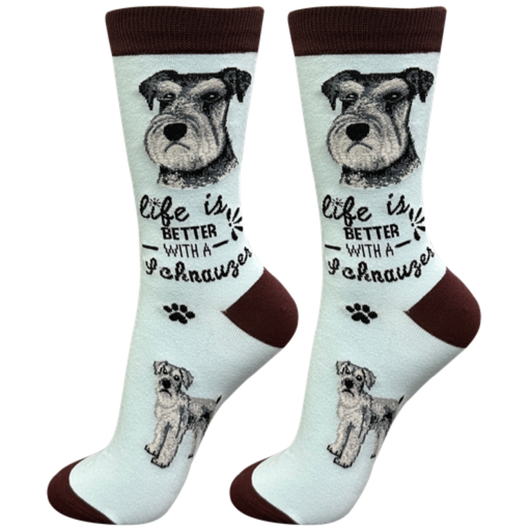 Life is Better LIFE IS BETTER - Schnauzer - Crew - OSFM