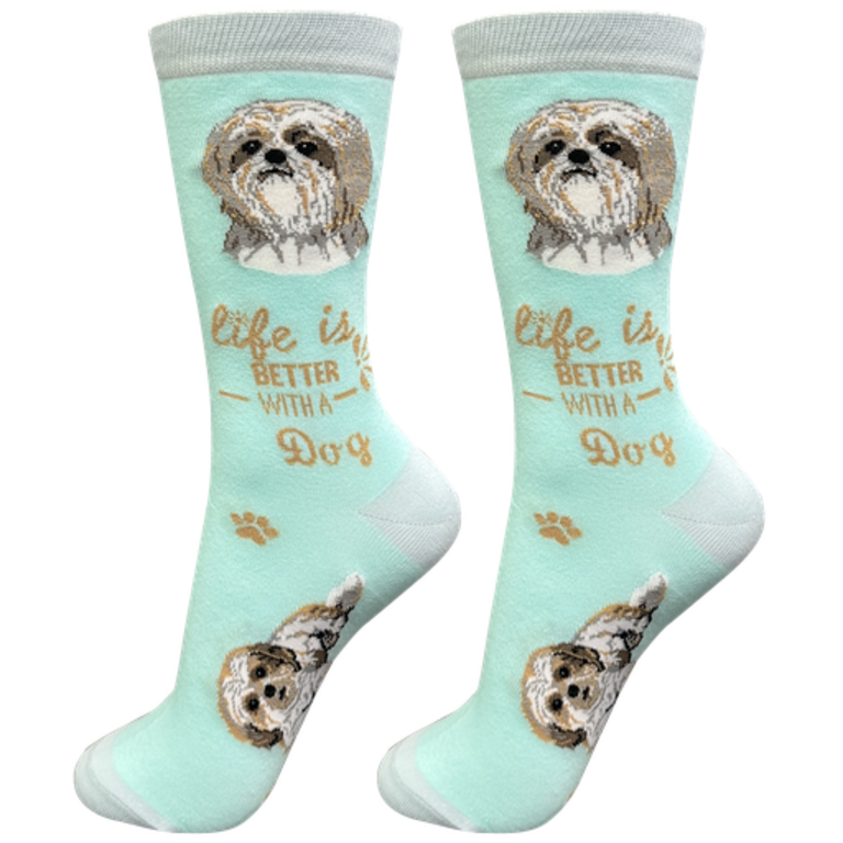 Life is Better LIFE IS BETTER - Tan Shih Tzu - Crew - OSFM