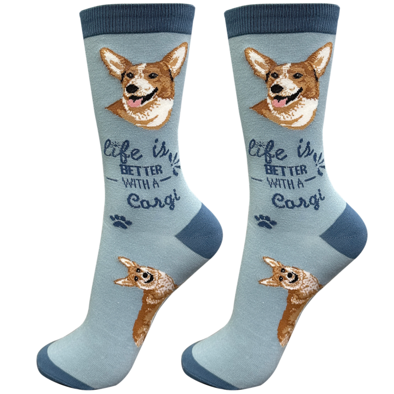 Life is Better LIFE IS BETTER - Welsh Corgi - Crew - OSFM