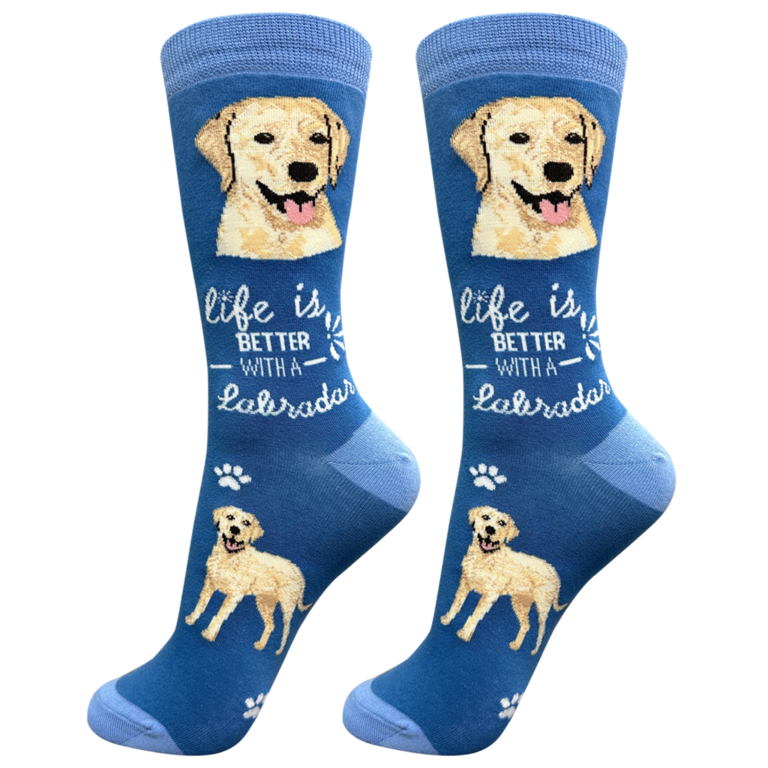 Life is Better LIFE IS BETTER - Yellow Lab - Crew - OSFM