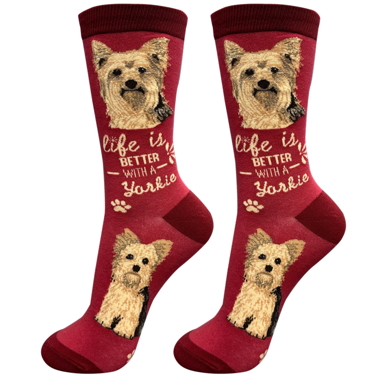Life is Better LIFE IS BETTER - Yorkie - Crew - OSFM