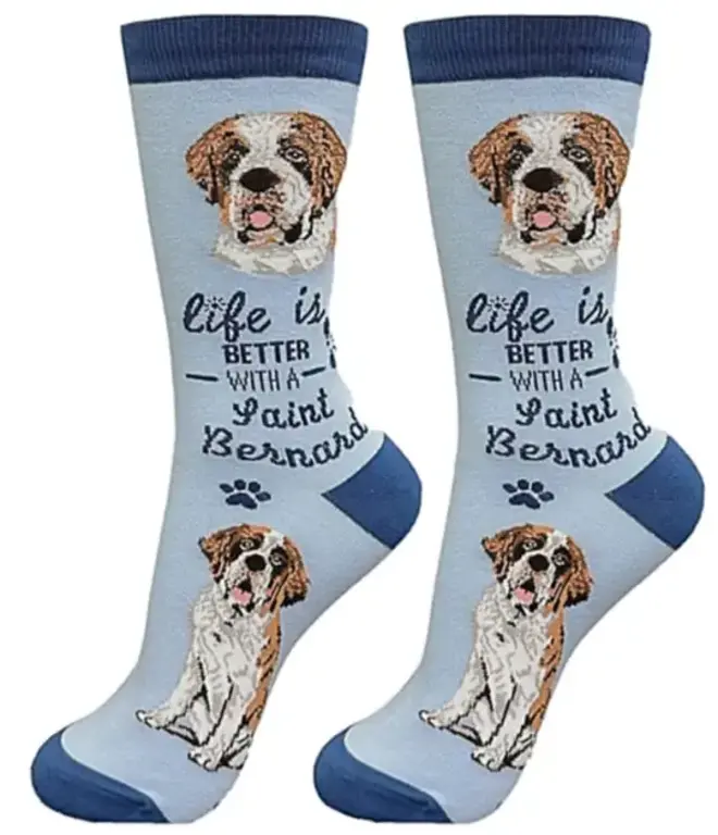 Life is Better LIFE IS BETTER - Saint Bernard - Crew - OSFM