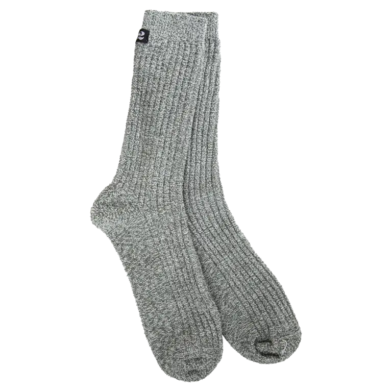 World's Softest 1902 World's Softest 1902 - Express Crew - Heathered Stone/White