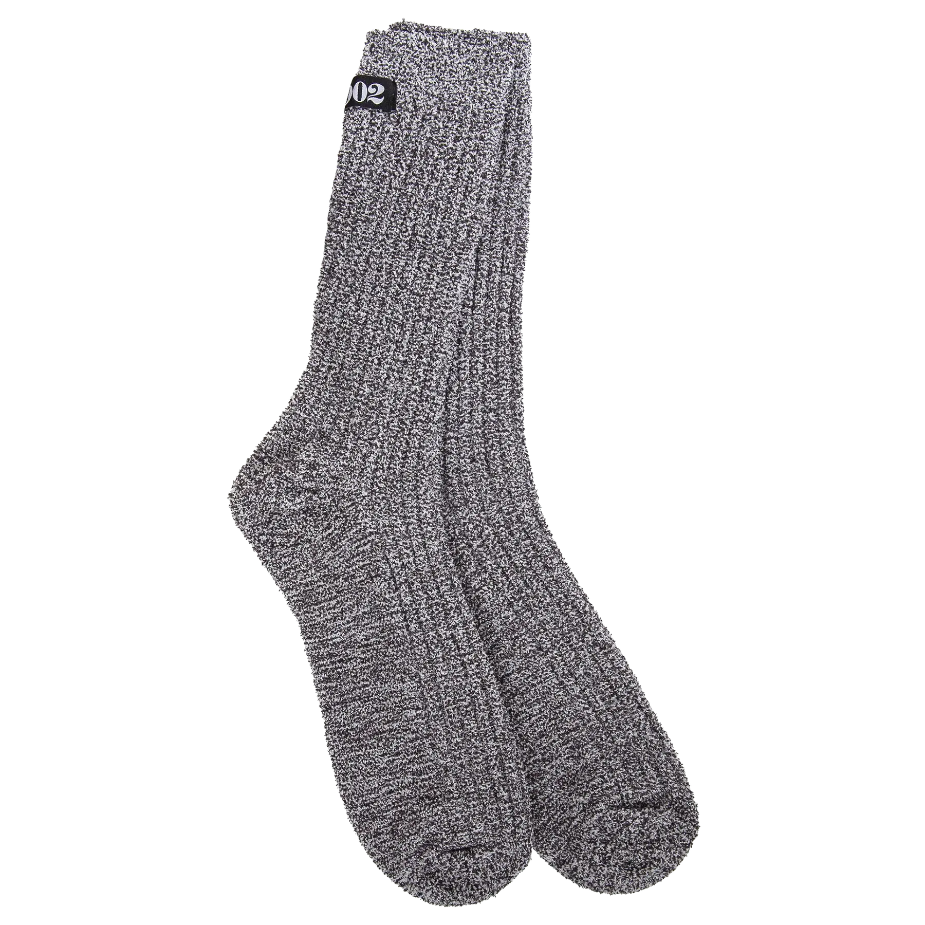 World's Softest 1902 - Express Crew - Heathered Black/White