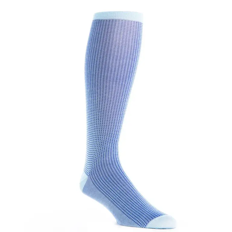 Dapper Classics Dapper Classics - Sky Blue and Clematis Blue Grenadine - Cotton - Over The Calf