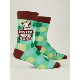 Blue Q BLUE Q - Mr. Pooper Scooper - Crew - Men's