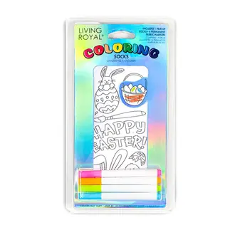 Living Royal Living Royal - Coloring  Socks - Easter - Crew