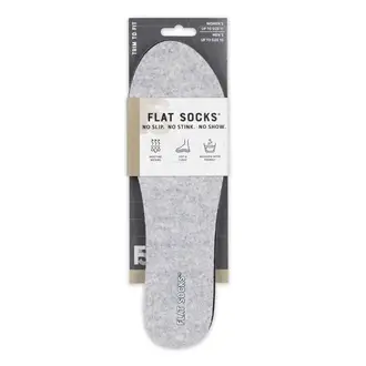 Flat Socks Flat Socks - Micro Wool - Light Heather