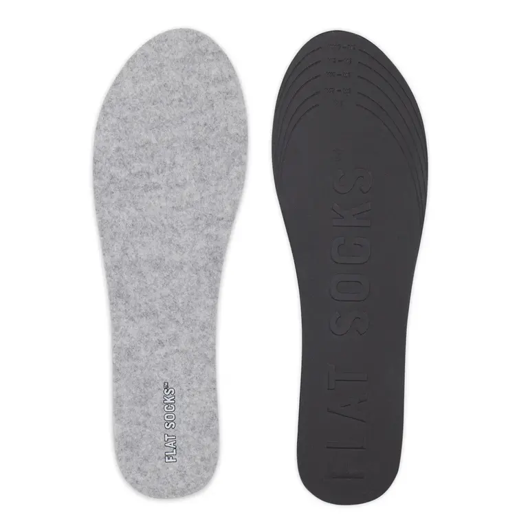 Flat Socks Flat Socks - Micro Wool - Light Heather