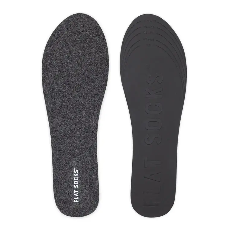 Flat Socks Flat Socks - Micro Wool - Dark Heather