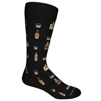 Brown Dog Hosiery Brown Dog Hosiery - Top Shelf - Black - Men's