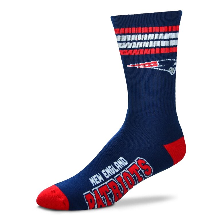 For Bare Feet FBF - 4-Stripe Deuce - New England Patriots - Unisex
