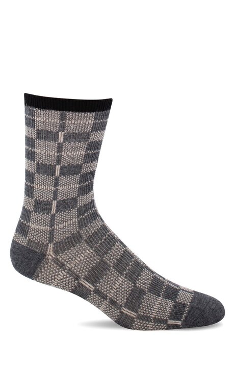 Sockwell Sockwell - Essential Comfort - Vintage Plaid - LD175W - Charcoal - Women's