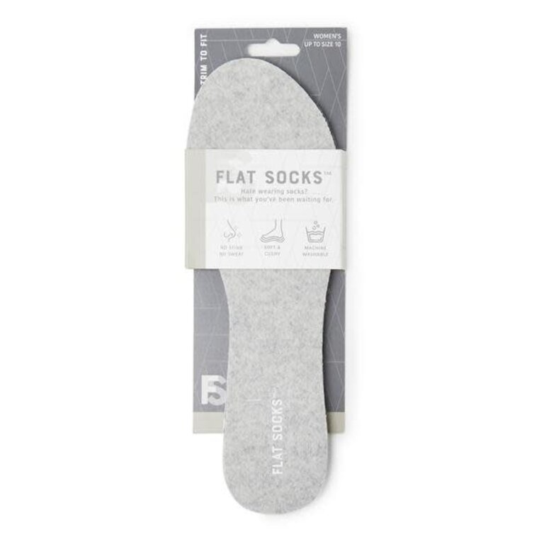 Flat Socks Flat Socks - Micro Wool - Light Heather