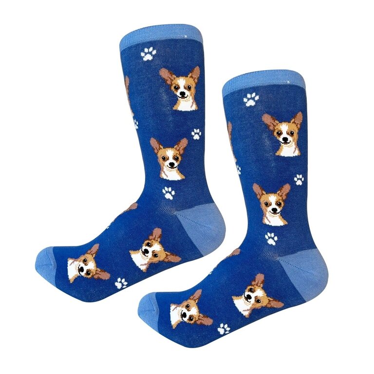 Sock Daddy Sock Daddy - Chihuahua - Blue - Crew - Unisex