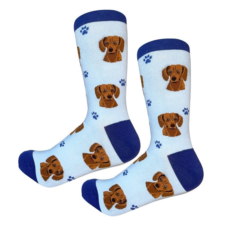 Sock Daddy Sock Daddy - Dachshund - Red - Crew - Unisex