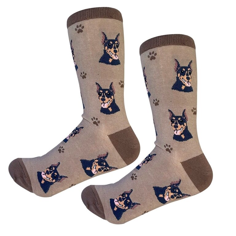 Sock Daddy Sock Daddy - Doberman - Brown - Crew - Unisex