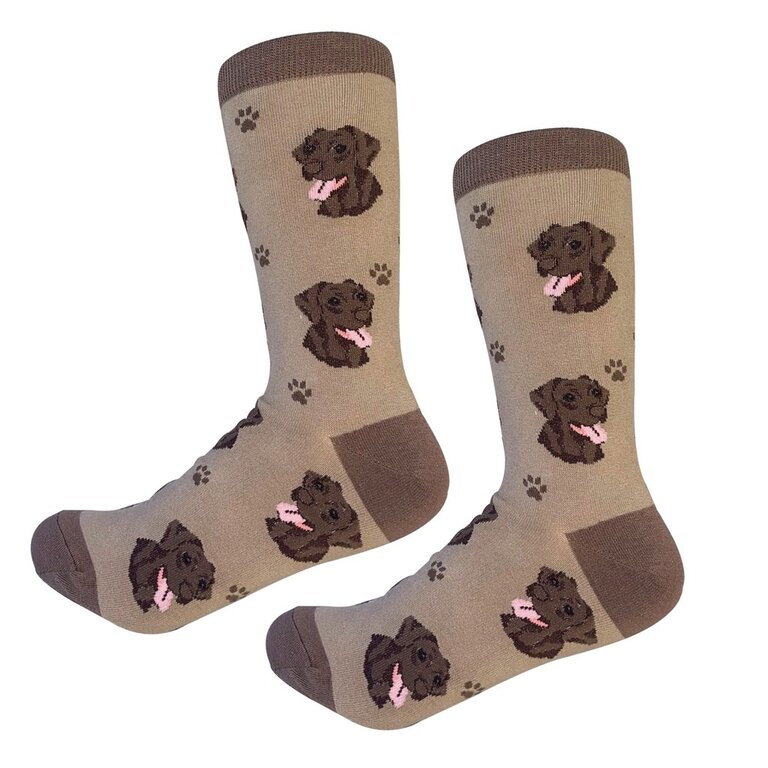 Sock Daddy Sock Daddy - Labrador - Chocolate - Crew - Unisex