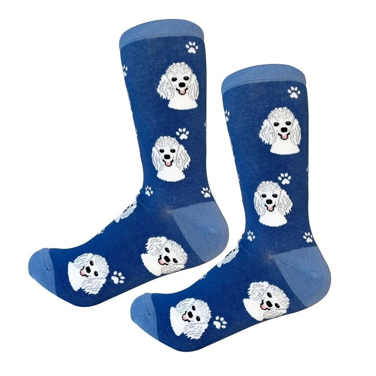 Sock Daddy Sock Daddy - Poodle - Blue - Crew - Unisex
