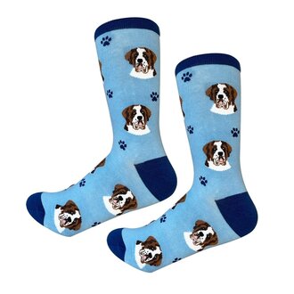 Sock Daddy Sock Daddy - Saint Bernard - Blue - Crew