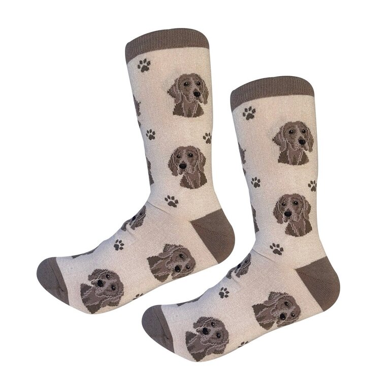 Sock Daddy Sock Daddy - Weimaraner - Gray - Crew - Unisex