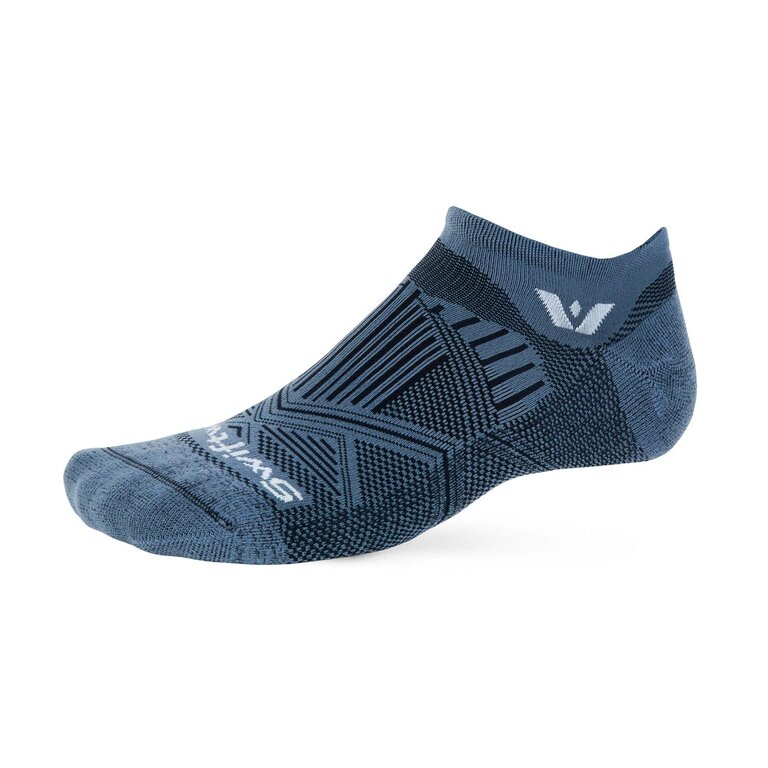 Swiftwick Swiftwick - Aspire - No Show - Geo Denim Blue