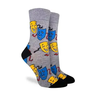Good Luck Sock - Drama Masks - Unisex