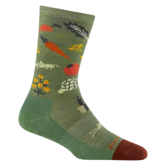 Darn Tough Vermont Darn Tough - Farmer's Market - Lightweight Crew - Willow - Women's