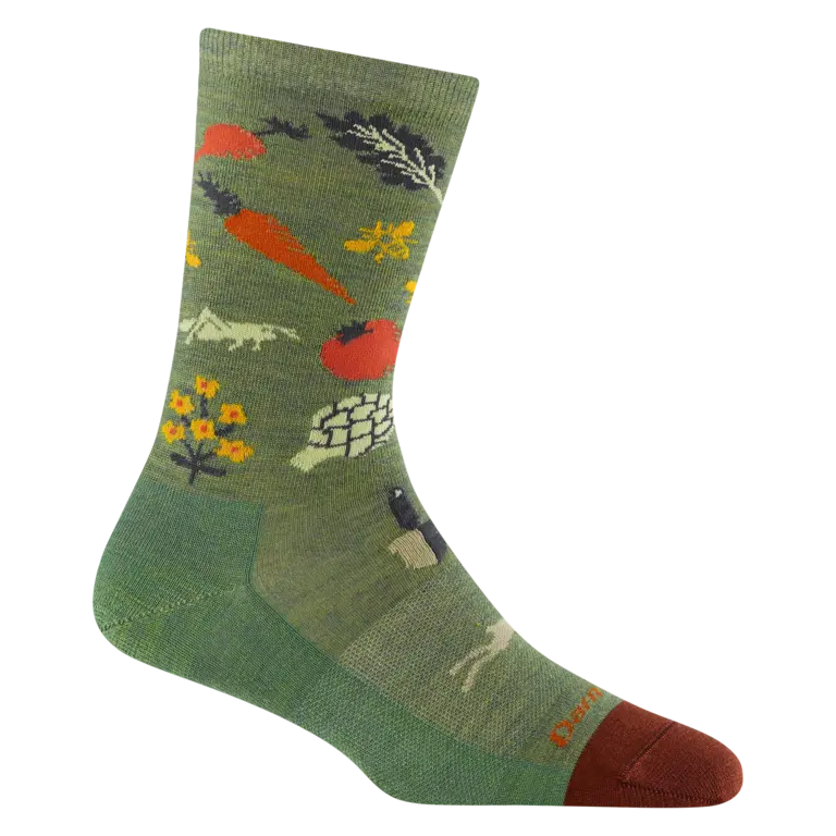 Darn Tough Vermont Darn Tough - Farmer's Market - Lightweight Crew - Willow - Women's