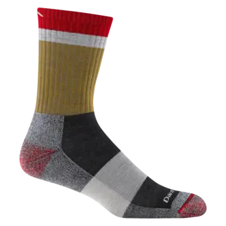 Darn Tough Vermont Darn Tough - Light Hiker - Heady Stripe Micro Crew - Ash - Men's