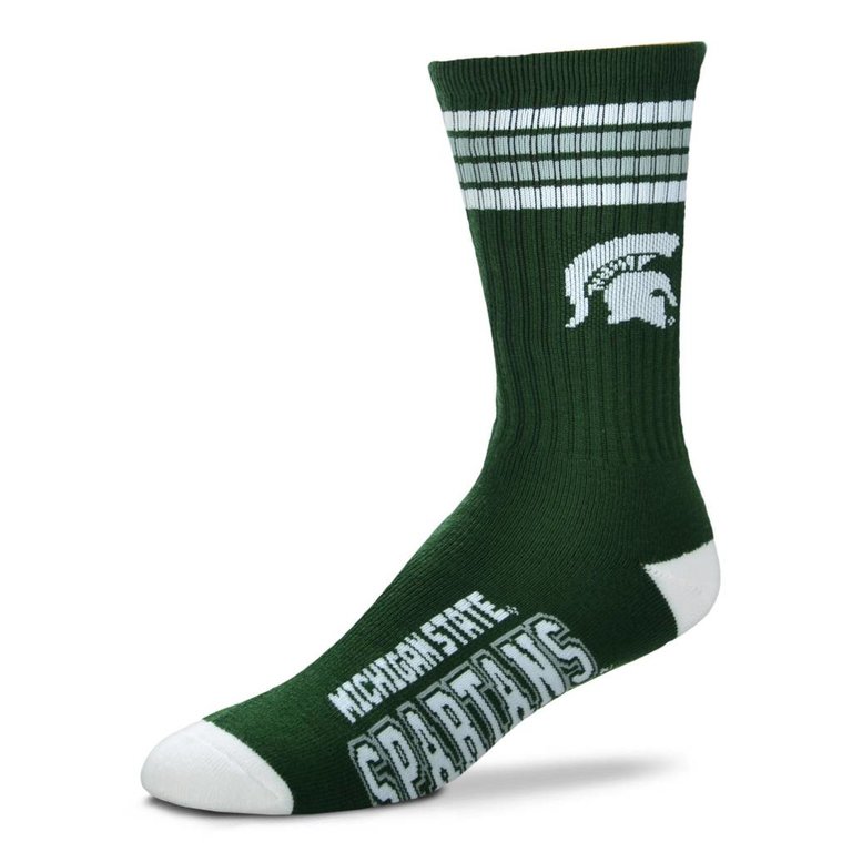 For Bare Feet FBF - 4-Stripe Deuce - Michigan State University - Unisex