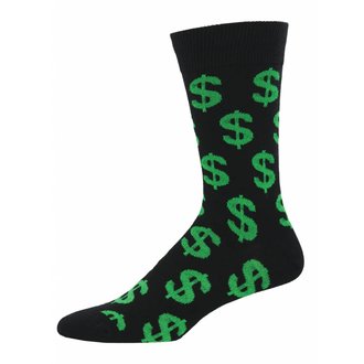 Socksmith Socksmith - Cha Ching - Black - Crew - Men's