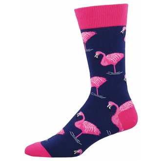 Socksmith Socksmith - Flamingo - Navy - Crew - Men's