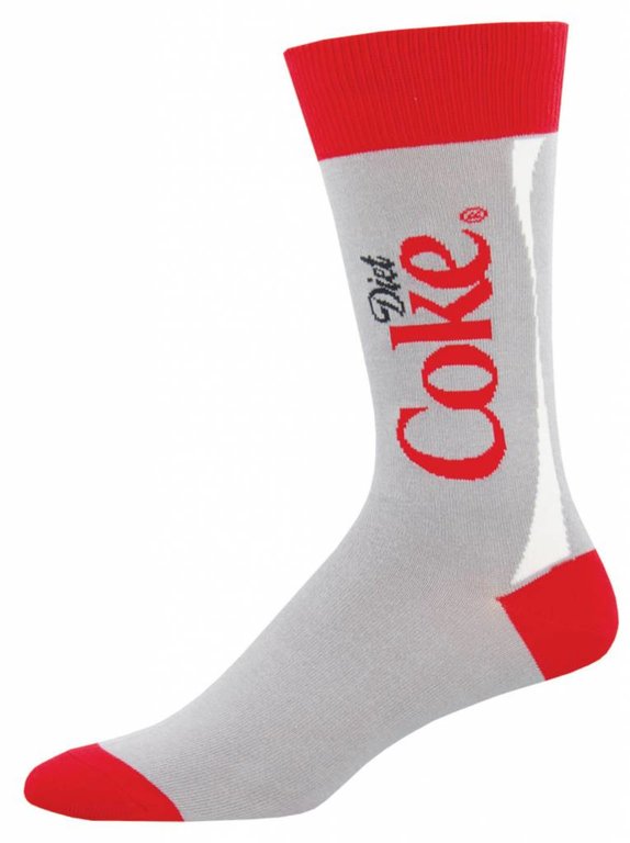 Socksmith Socksmith - Diet Coke - Grey - Crew - Men's