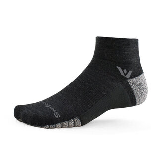 Swiftwick Swiftwick - Flite XT TRAIL - Quarter Crew - Coal